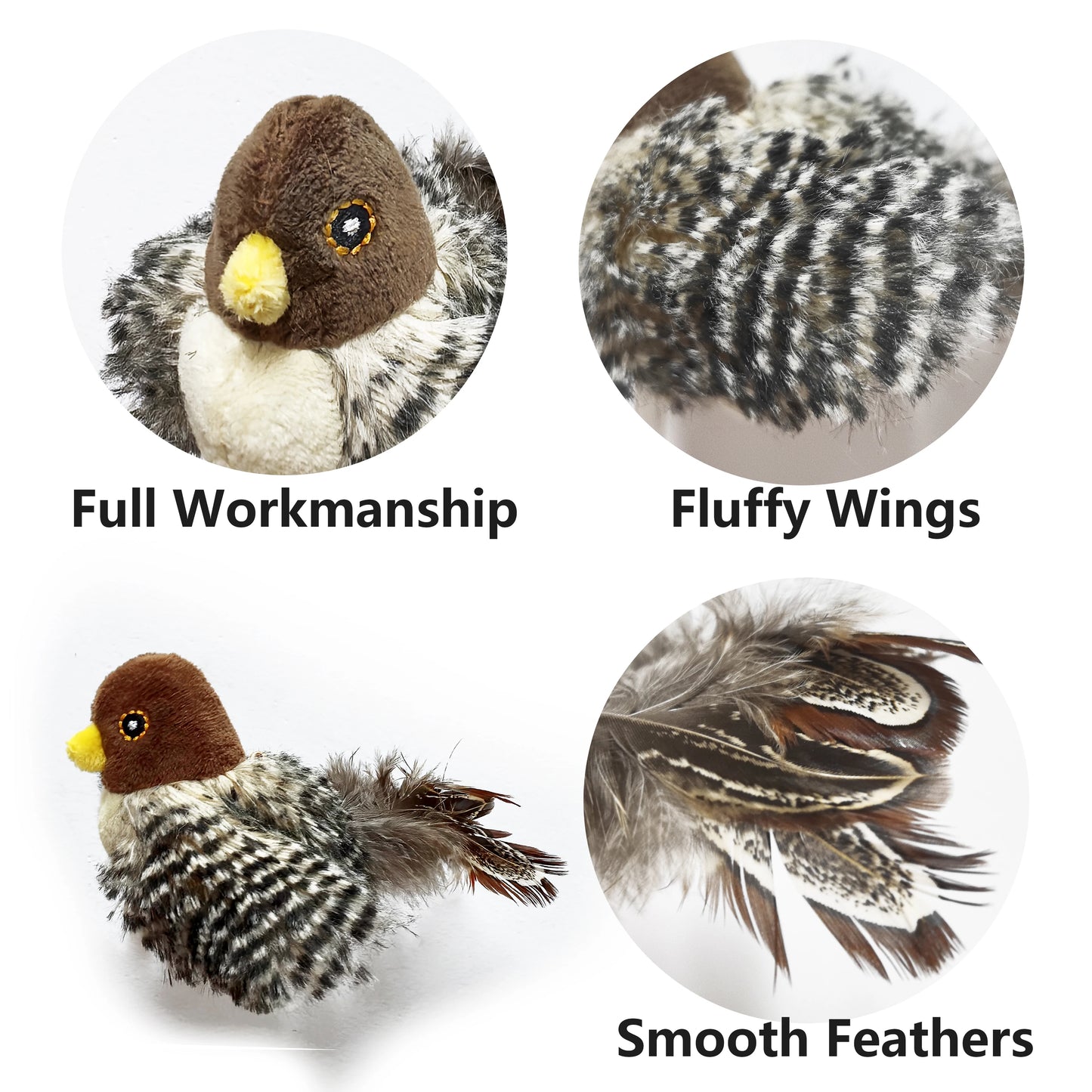 Flapping Wings Shake Bird Cat Toy